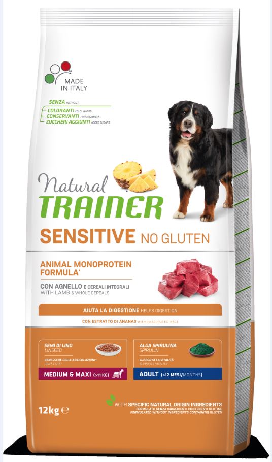 NT-ADULT-DOG-SENSITIVE-NO-GLUTEN-M-M-LAMB-Ėriena-12kg